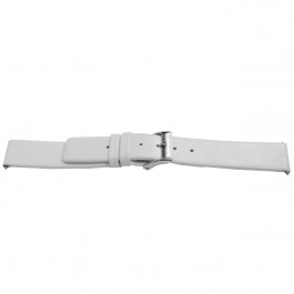 Pulseira de relógio Universal G510 Couro Branco 20mm