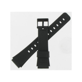 Pulseira de relógio Casio 70635749 Plástico Preto 19mm