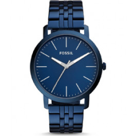 Pulseira de relógio Fossil BQ2324 Aço inoxidável Azul 22mm