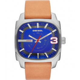 Pulseira de relógio Diesel DZ1653 Couro Marrom 24mm