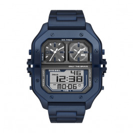 Pulseira de relógio Diesel DZ7464 Aço Azul 28mm