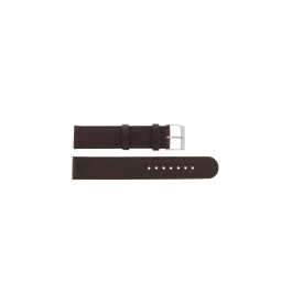 Pulseira de relógio Universal F400Z Couro Marrom 18mm