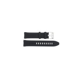 Pulseira de relógio Hamilton H82515330 / H691825100 Borracha Preto 22mm
