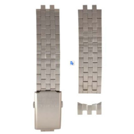 Pulseira de relógio Hamilton H695776102 / Khaki Navy Aço 21mm