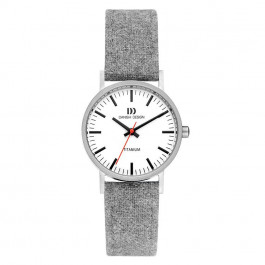 Pulseira de relógio Danish Design IV41Q199 Couro/Textil Cinza 16mm
