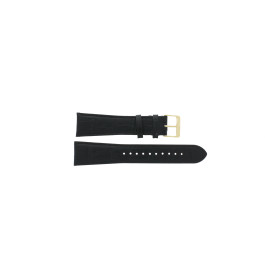 Pulseira de relógio Seiko SWR052P1 / 4N30-00G0 / L0CZ012K0 Couro Preto 23mm