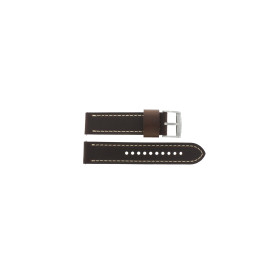 Pulseira de relógio Fossil ME3115 Couro Marrom 22mm