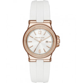 Pulseira de relógio Michael Kors MK2491 Silicone Branco 20mm