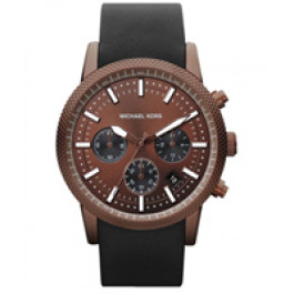 Pulseira de relógio Michael Kors MK8285 Silicone Preto 22mm
