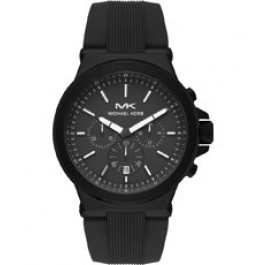 Pulseira de relógio Michael Kors MK8729 Silicone Preto 26mm