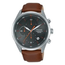 Pulseira de relógio Seiko PM3103X1.VD57-X1150 Couro Marrom 22mm