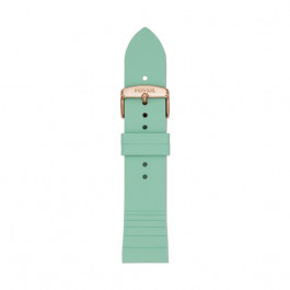 Pulseira de relógio Fossil S221351 Silicone Verde 22mm