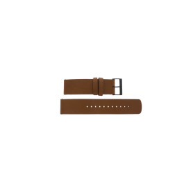 Pulseira de relógio Skagen SKT5201 Couro Marrom 22mm
