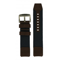 Pulseira de relógio Tissot T604036911 Couro/Textil Preto