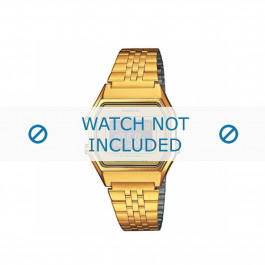Casio pulseira de relógio LA680WEGA-9BER / LA680WEGA-9B  Aço Dourado  