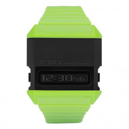 Pulseira de relógio Diesel DZ7197 Silicone Verde 30mm