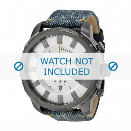 Pulseira de relógio Diesel DZ4345 Couro/Textil Jeans 26mm