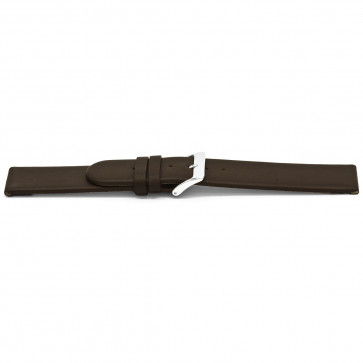 Pulseira de relógio Universal D403 Couro Marrom 14mm