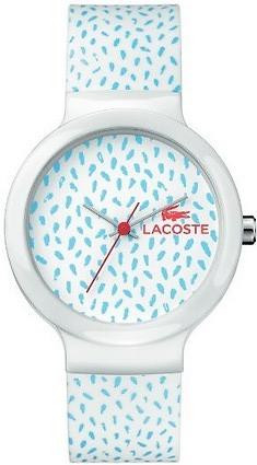 Lacoste pulseira de relogio 2020096 / LC-46-4-47-2576 Borracha Azul 14mm