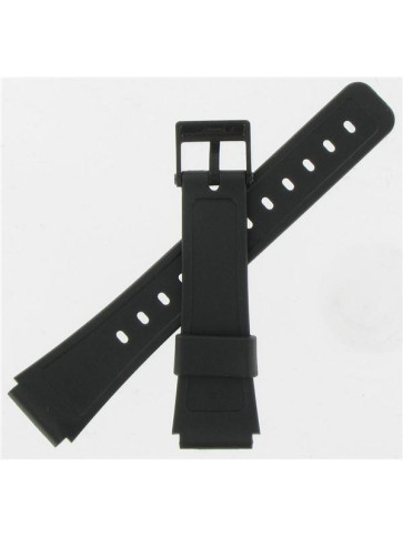 Casio pulseira de relógio 70635749 Plástico Preto 19mm 