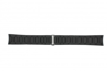 Pulseira de relógio Burberry BBY1106 Aço Preto 22mm