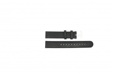 Pulseira de relógio Mondaine BM20104 / BM20202 Couro Preto 16mm