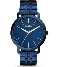 Pulseira de relógio Fossil BQ2324 Aço inoxidável Azul 22mm