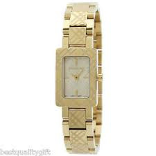 Pulseira de relógio Burberry BU1171 Aço Banhado a ouro
