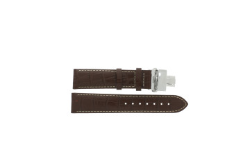 Pulseira de relógio Certina C600007148 / C53670294216A Couro Marrom 20mm