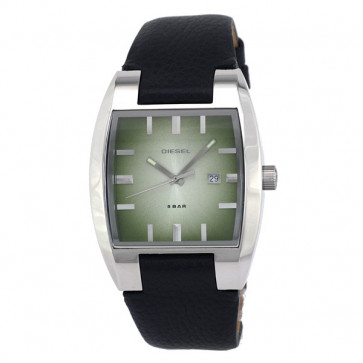 Pulseira de relógio Diesel DZ1174 Couro Preto 18mm