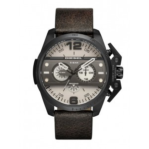 Pulseira de relógio Diesel DZ4416 Couro Marrom 24mm