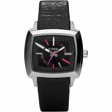 Pulseira de relógio Diesel DZ5207 Couro Preto 20mm