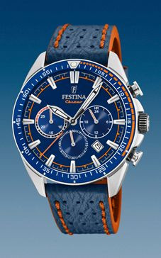 Pulseira de relógio Festina F20377-2 Couro Azul