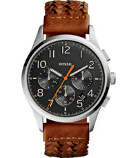 Pulseira de relógio Fossil FS5294 Couro Marrom 22mm