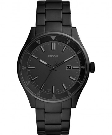 Pulseira de relógio Fossil FS5531 Aço Preto 22mm