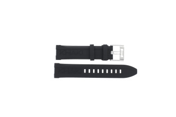 Pulseira de relógio Hamilton H82515330 / H691825100 Borracha Preto 22mm