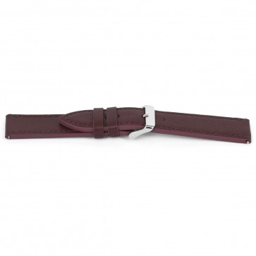 Pulseira de relógio Universal G722 Couro Bordéus 20mm