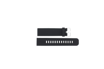 Pulseira de relógio Universal JD009.01 Silicone Preto 18mm