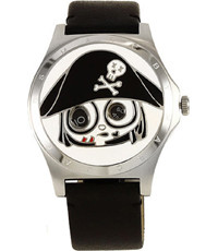 Pulseira de relógio Marc by Marc Jacobs MBM2041 Couro Preto 22mm