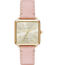 Pulseira de relógio Michael Kors MK2674 Couro Rosa 18mm