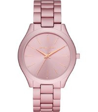 Pulseira de relógio Michael Kors MK4456 Aço inoxidável Rosa 20mm