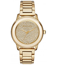Pulseira de relógio Michael Kors MK6209 Aço Banhado a ouro 20mm
