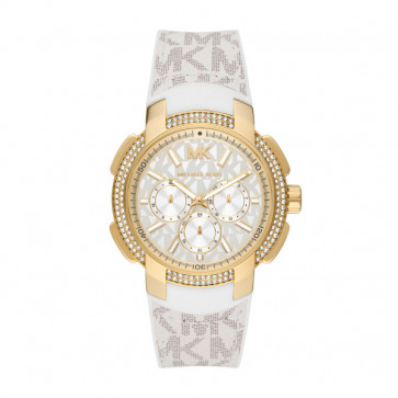 Pulseira de relógio Michael Kors MK7221 Borracha Branco 16mm