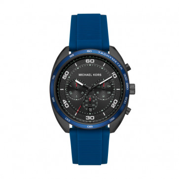 Pulseira de relógio Michael Kors MK8612 Silicone Azul 22mm