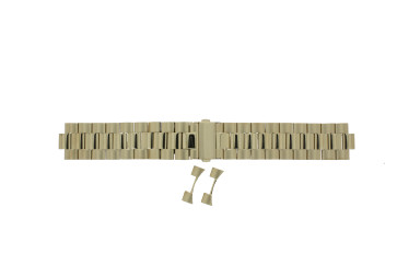 Pulseira de relógio Michael Kors MK8621 Aço Banhado a ouro 22mm