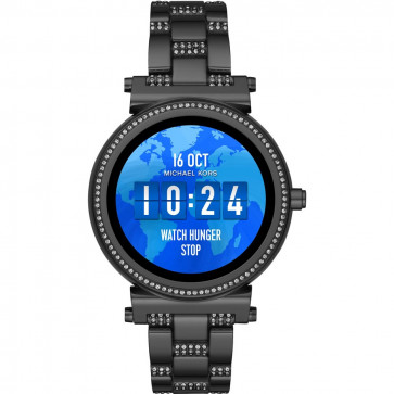 Pulseira de relógio Michael Kors MKT5035 Aço Preto