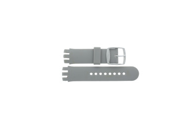 Horlogeband Universeel 246-SCGR Silicoon Grijs 21mm