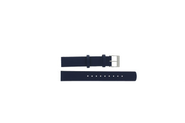 Pulseira de relógio Skagen SKW2812 Couro Azul 16mm