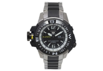 Pulseira de relógio Seiko 7S36-02K0 / SKZ319K1 / 3371NG Aço Multicolorido 22mm