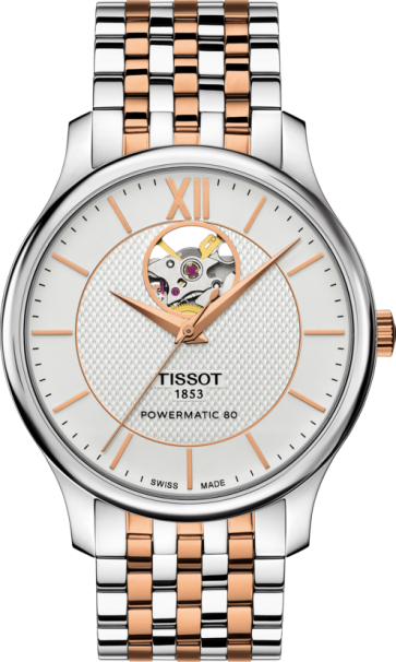 Pulseira de relógio Tissot T0639072203801A / T063907 / T605043232 Aço inoxidável Bicolor